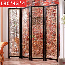 Room Screen Even Divisione piegante dello Schermo di Legno Solido del Rattan Reale, Blocchetto Vuoto Vuoto del Portico dello Schermo del Salone Moderno, Divisione Unica della Stanza del Rattan