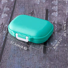 Rtengtunn Stoccaggio di medicinali a 4 Griglie con promemoria Allarme Pillola Tablet Sorter Box Organizer