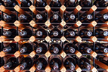 RAXI Portabottiglie da Vino Classic W110 in Legno di faggio e Acciaio – Idea da Regalo