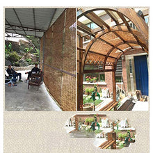MikusangT Recinto di Canna Naturale, Tende Canna Naturali, Tapparelle Avvolgibili, Retro Sunshade per Interni Esterni, Cortina di Erba, Recinzioni Decorative