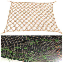 WEIFAN Reti per Scale anticaduta - Rete di Sicurezza per Bambini, Animali Domestici, Supporto per Piante, carico, carico da Arrampicata con Bastone di Legno Doppia Rete per Amaca Altalena per Esterni