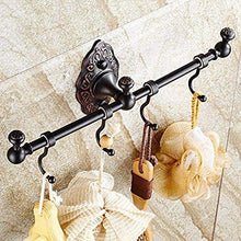 PYROJEWEL cremagliera Mensole for Bagno Mensole Rack Appendiabiti Bagno Una Barra di Rame cremagliera Nero Bronzo Nero Asta Singola Accessori Bagno Bagno mensola da Bagno