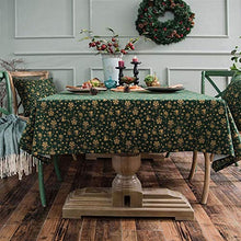 HCYSNG Tablecloth Addensare Tavolo da Giardino Impermeabile e a Prova di Olio (Color : Green, Size : 39x55'')