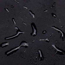 Stafeny - Copertura impermeabile antivento per barbecue, per sedie e tavoli, in rattan, per divano, tessuto Oxford, colore: nero