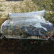LXHONG Strato Impermeabile della Tela Cerata Chiara, Telo Trasparente con Occhielli, Mobili da Giardino Copre Ombra Ombra Antipioggia Copertura Vegetale Mobili da Giardino, 26 Dimensioni