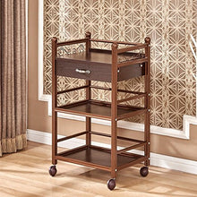 Jia He Carrello Carrello, carrello dell'attrezzatura di bellezza a tre livelli con il carrello dell'attrezzatura di parrucchiere del carrello del salone di bellezza del carrello del salone di bellezza