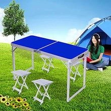 Attrezzatura quotidiana Tavolo pieghevole in lega di alluminio Tavolo pieghevole da esterno Tavolo da pranzo pieghevole per uso domestico e sedia Tavolino portatile pieghevole per barbecue Picnic P