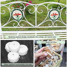 LXLH Panca da Giardino Sgabello da Giardino 47in Panca da Giardino per Esterni panchina per Il Tempo Libero, Cortile Doppio Sedile panchine in Metallo per terrazza, Sedia da Portico antiruggine e