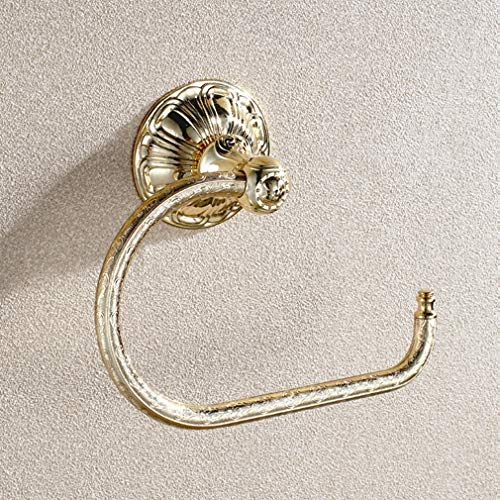 MBYW Portasciugamani Moderno Minimalista Portasciugamani Elegante per Il Bagno di Moda Portasciugamani in Rame Dorato Antico, appendi Asciugamano Pendente, portasalviette per Bagno