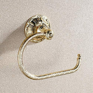 MBYW Portasciugamani Moderno Minimalista Portasciugamani Elegante per Il Bagno di Moda Portasciugamani in Rame Dorato Antico, appendi Asciugamano Pendente, portasalviette per Bagno