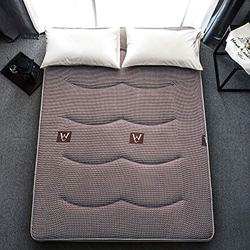 WSZGR Giapponese Tatami Materasso,Pavimento Futon Materasso Portatile Sleeping Pad Tappetino Pieghevole per Dormitorio per Studenti Materasso Topper A 150x200cm/59x79inch