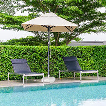Relaxdays 10020905 Base per Ombrellone in Plastica, Riempibile con Acqua, Sabbia, Pali di 25-32 mm, 43 x 43 cm, Grigio, 43x43x15 cm