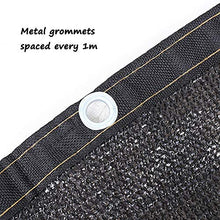 Rete ombreggiante Blocco Solare UV al 90% Panno Ombreggiante A 8 Pin Telo A Rete per Piscina, Posto Auto Coperto, Fienile E Kennel, Nero (Dimensioni : 4x13M)