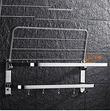 Portasciugamani acciaio inossidabile portasciugamani 304 portasciugamani pieghevole bagno mensola bagno ciondolo hardware bagno 60 cm