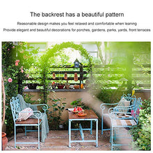outdoor furniture Panca da Giardino panchina in Metallo, Sede Esterna dello Schienale della mobilia di Legno Solido della Sedia del ghisa del Patio Panca Portico Portico Poltrona Stile angosciato