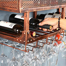 mmmy Portabottiglie, Portabottiglie Wine Bar Contemporaneo Calici in Vetro da Champagne a Parete Porta calici, Acciaio Inossidabile