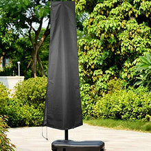 BLLBOO-polver Nera-Copertura per ombrellone - Copertura per ombrellone per Esterni Tessuto Oxford 210D Copertura per Ombrello Nera Impermeabile Anti-UV Anti-Polvere Uso Esterno(183x25x35)