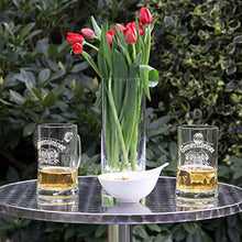 Vanage Tavoli da Bistrot, Set da 2 Tavolini Alti da Bar o Giardino con Piano Tondo, Tavolo Basso 70 cm o Tavolo Alto 110 cm, Piedini Regolabili