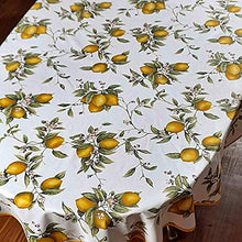Manifattura Toscana Tovaglia Panama Limoni di Positano - Giallo, Quadrato x10