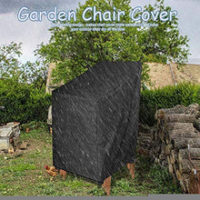 UNKB Telo Impilabile Copertura per Sedia da Giardino, Impermeabile 210D Oxford, Copertura per Mobili da Esterni, Traspirante Anti-UV Antivento Patio della Sedia Reclinabile65*75 * 85 * 120