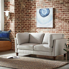 Marchio Amazon - Rivet, divano modello Midtown, con cuscini rimovibili, stile moderno, larghezza 174 cm, colore crema