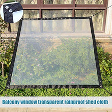 MTYLX Grande Tela Cerata Resistente, Teloni, Protezione Solare Impermeabile Trasparente Pellicola Di Plastica Piante da Giardino Copertura Del Terreno Antivento Copertura Leera Della Tela Cerata Impe