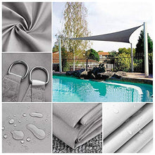 Giardino Sail Canopy, Triangolo Sun Sail cromatica con Heavy Duty Kit di Fissaggio, 3 Corde, Impermeabile, Anti-UV, all'aperto Ombrelloni Ombra Vela Teloni per Balcone,Marrone,2.4 x 2.4 x 2.4m