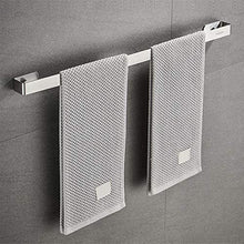 Her Kindness Autoadesiva Portasciugamani Da Parete 40 cm,Inossidabile Lucidato Portasalviette,per il Bagno e la Cucina,Argento