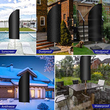 Herefun Telo Protettivo per Ombrellone, Fodera Protettiva con Asta Telescopica, Oxford 210D Copriombrellone Copertura Impermeabile, Resistente ai Raggi UV, 265 x 40 x 70 x 50 cm (280x30x81x46cm)