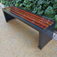 GaoF Panchina da Giardino panchina da Giardino panchina da Giardino, Poltrona da Giardino in Metallo massello con terrazza Centro Commerciale 2-3 posti, Sedia da Portico da Cortile Resistente alle