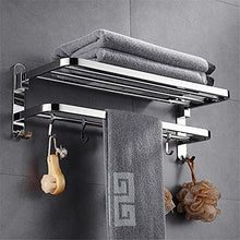 Bagno porta asciugamani acciaio inossidabile portasciugamani 304 servizi igienici mensola accessori per il bagno pugno libero hotel 50cm