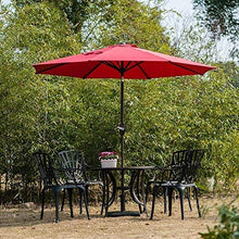 Ombrelloni da Giardino ombrellone Ombrellone 9' Esterno del Giardino Ombrellone UV70 +, Crank e Tilt, Tenda da Sole al di Fuori del Mercato Terrazza Deck Cortile o Pool Side ZDWN