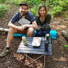 HANYF Tavolo Pieghevole, Tavolo Portatile in Alluminio Ad Alta Intensità, Tavolo da Tavolo da Esterno Pieghevole Raccolta di Famiglia Barbecue Picnic,C