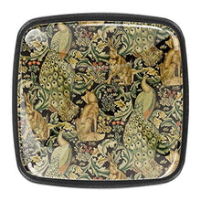 Bunny fiori di pavone Pomelli per Porta Set di 4 Pomelli per Mobili Manopole per Cassetti Cucina Armadio Vetro