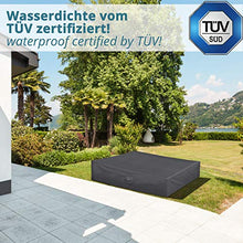 Copertura di protezione per mobili da giardino 250*200*80 cm–rivestimento in PVC–impermeabile/ esistente agli UV/resistente alle intemperie/con aperture di ventilazione + guanti da giardinaggio