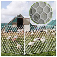 Rete Metallica di Pollo In Plastica,Proteggi Le Piante e Le Reti di Erosione del Suolo Animali Balcone Scale Giardino Recinto Rete Avicola Rete da Riproduzione di Seta Esagonale