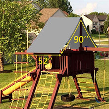 Spielen - Set per altalena da gioco per bambini, copertura per il tetto per ombra del patio, per altalena da cortile, soffitto, esterno, terrazza, giardino, tempo libero, tenda