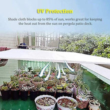 CXF Rete ombreggiante, Serra Shading Netto con Occhielli 85% di ombreggiatura Tasso Resistente ai Raggi UV Sunblock Ombra Panno for la pianta del Fiore da Giardino (Size : 4×4m)