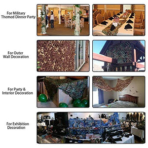 AWCPP Camo Reteting Shading Net Net Air Defense Network Camouflage Network | Copertura Solare Parasole per la Decorazione Del Parasole per la Decorazione Della Parete Copertura Della Fabbrica Auto |