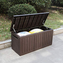 XLLLL Scatola di Immagazzinaggio del Giardino della Bici Starplast Plastica Impermeabile Esterna Piattaforma Banco 75Gal Contenitore Modellato Iniezione con La Maniglia