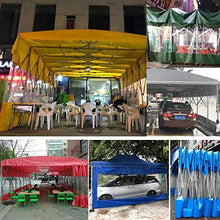 GDMING Tenda da Esterno,Telo in Vinile Trasparente, Impermeabile Robusto Tessuto Telone con Occhielli per Giardino Box Auto Copertura per Pergola,Formato Personalizzato
