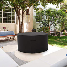 SITUION Copertura per mobili da Giardino Rotonda Impermeabile Mobili Copertura Tavolo Esterno Copertura Mobili Esterno Resistente allo Strappo Impermeabile Telo Oxford
