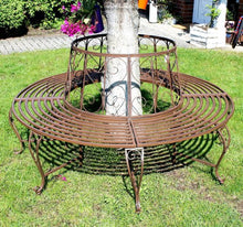 Panca Rotonda in Metallo Panca 120749 Panca-Suolo Panca-Seduta Panca da Giardino Diam. 160 cm Alt. 84 cm