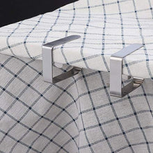 Weikeya - Clip per tovaglia, in acciaio INOX 430, 6,5 x 5 x 1,5 cm
