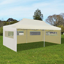 Festnight Padiglione da Giardino Tenda per Feste Pop-up Pieghevole 3 x 6 m crema