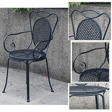 CGBF-Garden Bistro 3 Pezzi Mobilia del Balcone del Patio Smontabile del Metallo All'aperto