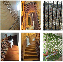 Protective net decoration / COPRIBAGAGLIAIO coperta Bambino Pet Stair Protezione Balcone Net antiurto recinto corda Kindergarten Net decorativi Tessuti a mano anti-goccia 50 millimetri rete a maglia c