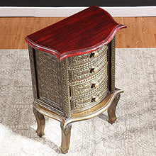 Comodino Sud-EST Asiatico Pastorale Comodino Mini Vintage Letto Fine Tavolo in Legno Massiccio Thai Sticker Laterale Armadi armadi Laterali in Legno Adatto Successivo ad Un Letto o Un Divano
