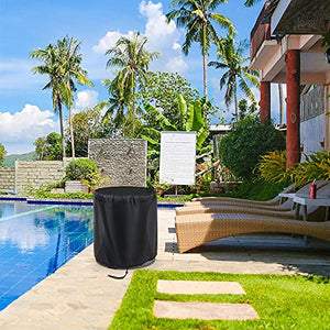 YINAIER Terrazza Cooler Bar Cover, Mobili da Giardino Antipolvere Rain Beer Cooler Tenda da Sole Resistente alle intemperie Patio Home Outdoor Proteggi Tovaglia Rotonda Snow Poliestere