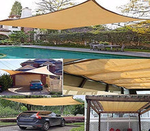 Rete parasole YXX Pannello di Protezione for Tende da Sole con Paralume al 90% for Patio, Tenda da Sole, Copertura for pergola, tettuccio - Retina Leggera Resistente ai Raggi UV con Occhielli